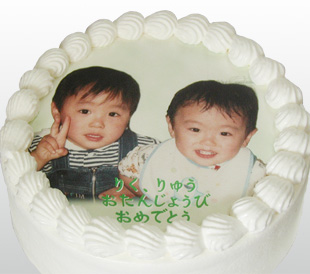 写真入りケーキで誕生日をサプライズ!